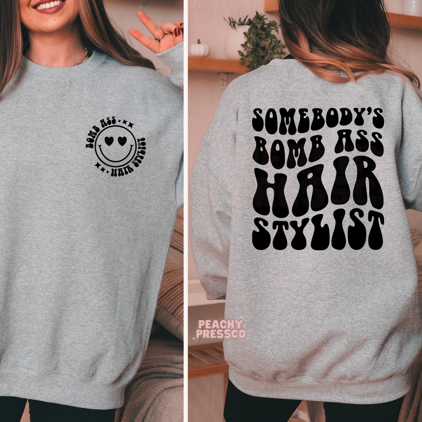 Somebody’s Bomb Ass Hair Stylist Shirt – Retro Funny Hairdresser Apparel