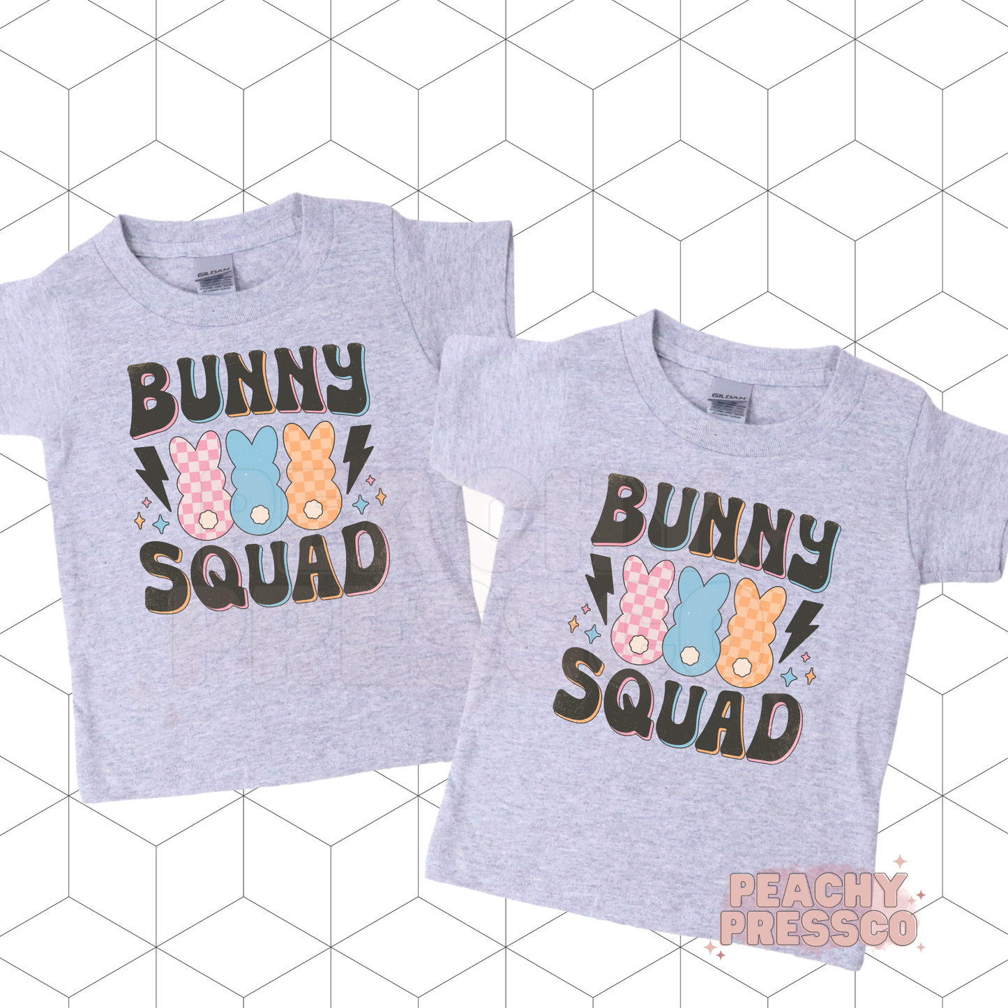 Bunny Squad Matching Easter Shirt, Apparel for Kids – Cute Holiday Outfit