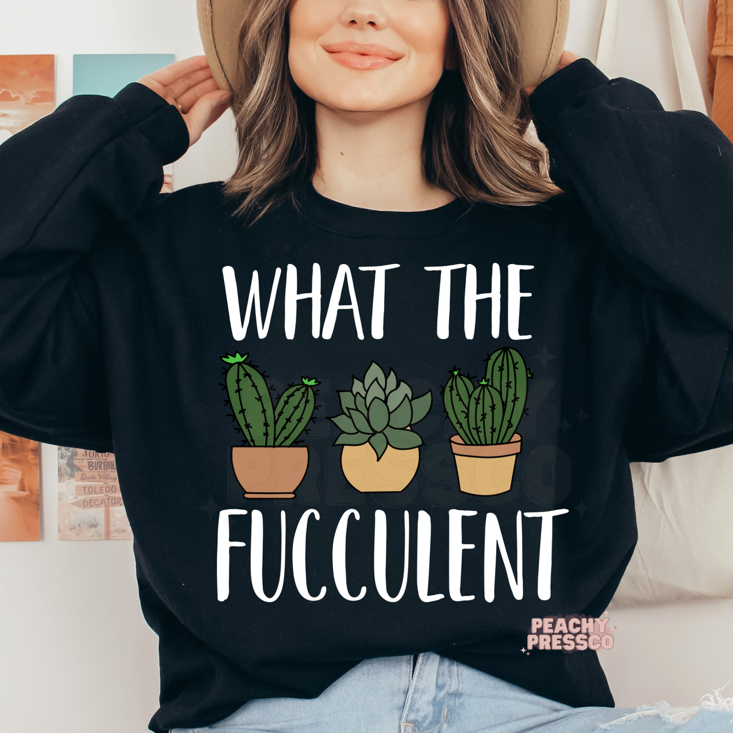 What the Fucculent Funny Plant Lover Tee – Cute Succulent Apparel