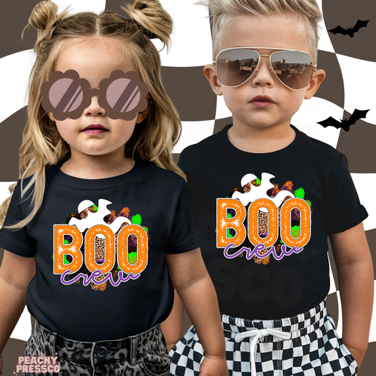 Boo Crew Halloween Shirt – Fun Ghost Spooky Vibes, Kids Apparel
