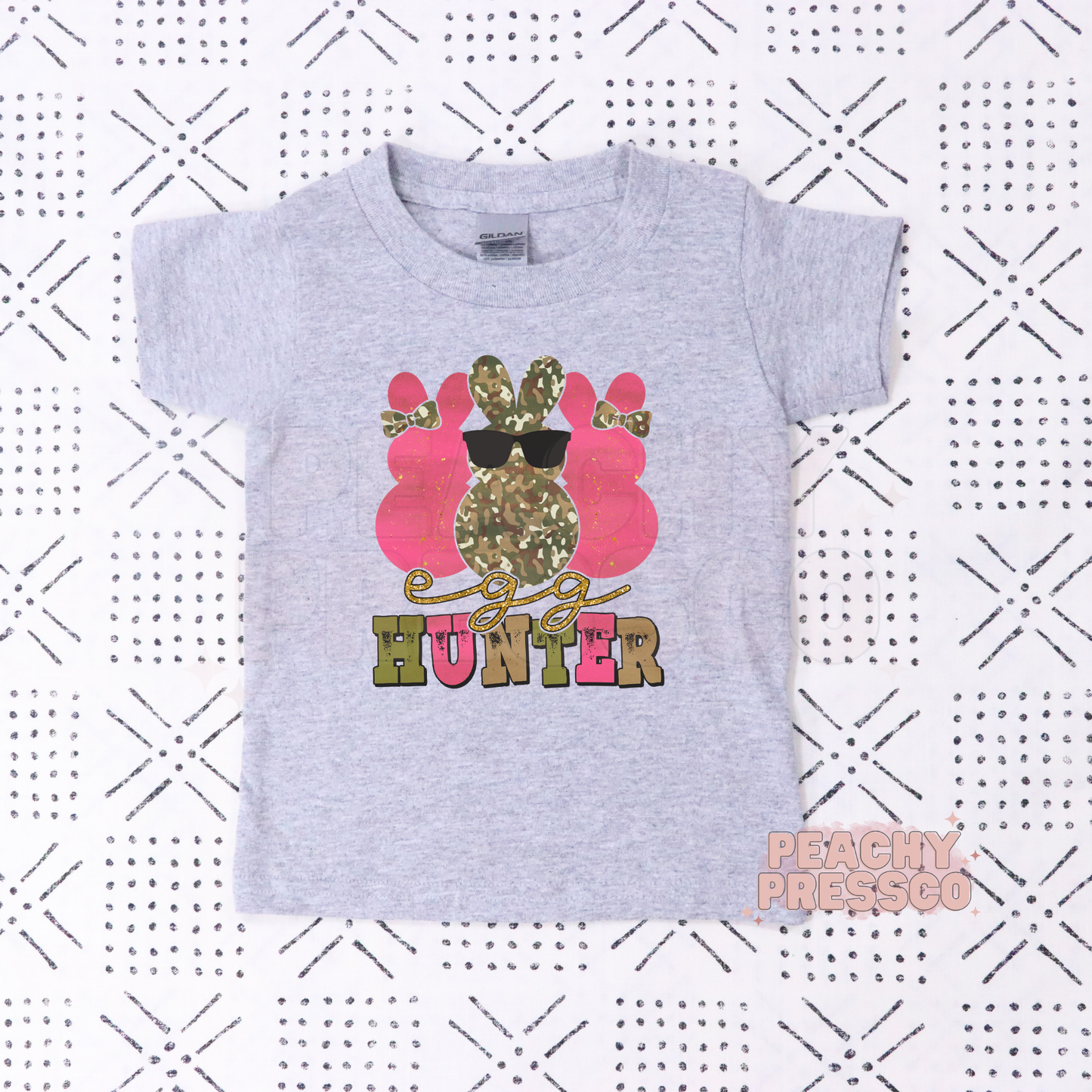Girls Egg Hunter Camo Bunny Easter Shirt – Cute & Stylish Apparel
