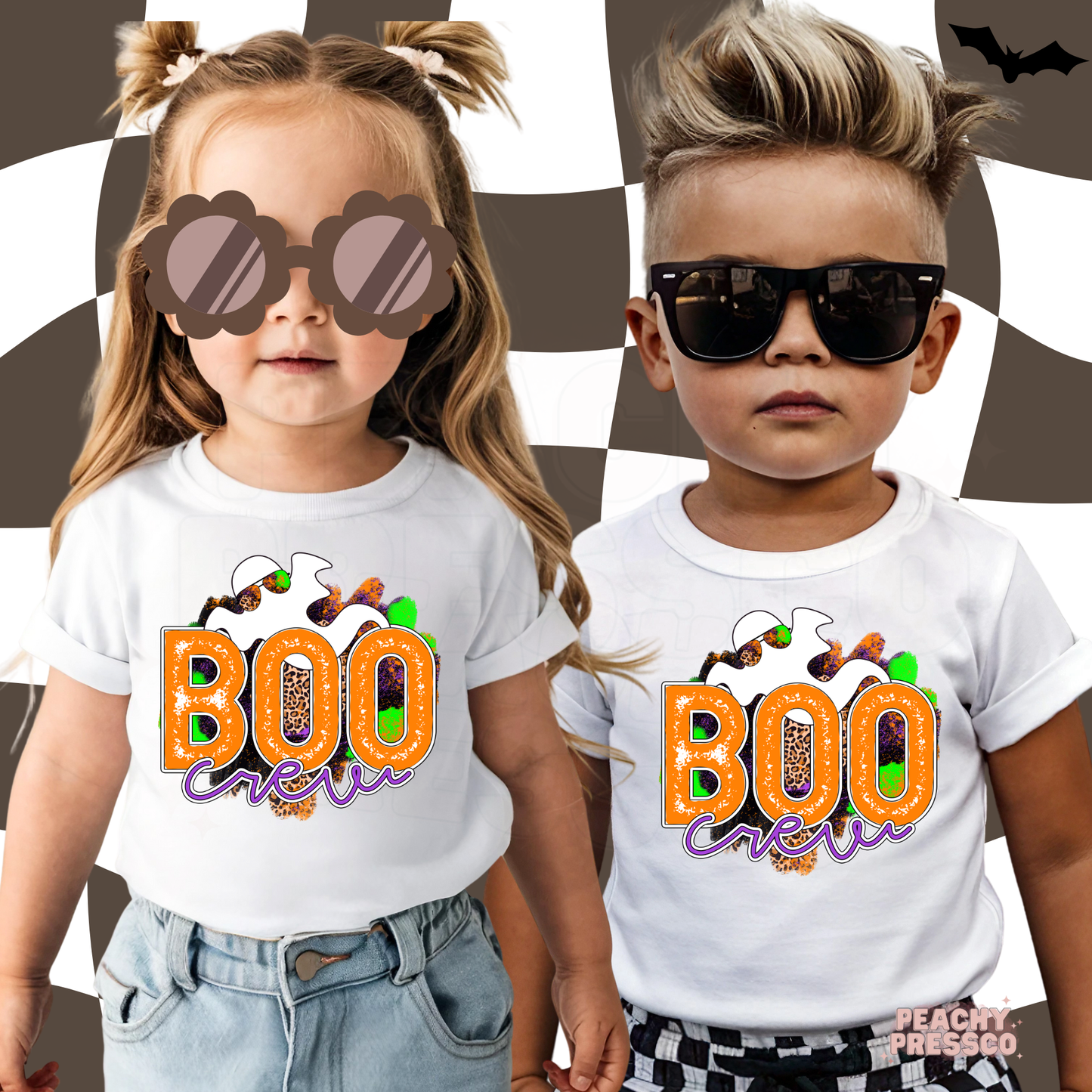 Boo Crew Halloween Shirt – Fun Ghost Spooky Vibes, Kids Apparel
