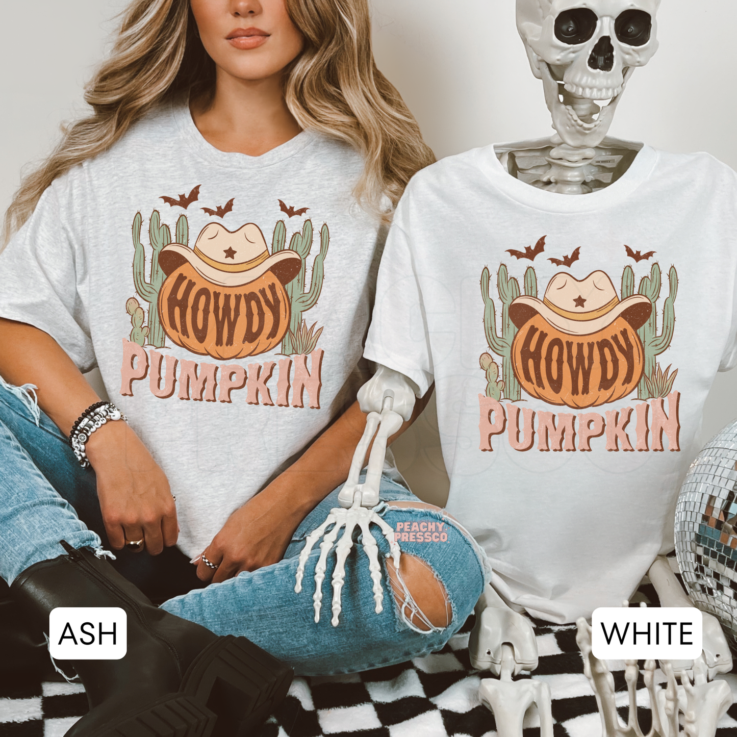 Howdy Pumpkin Western Halloween Shirt – Cowboy Hat Pumpkin, Country Apparel
