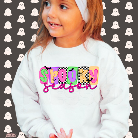 Spooky Season, Halloween Kids Shirt | Colorful & Fun Vibes, Kids Apparel
