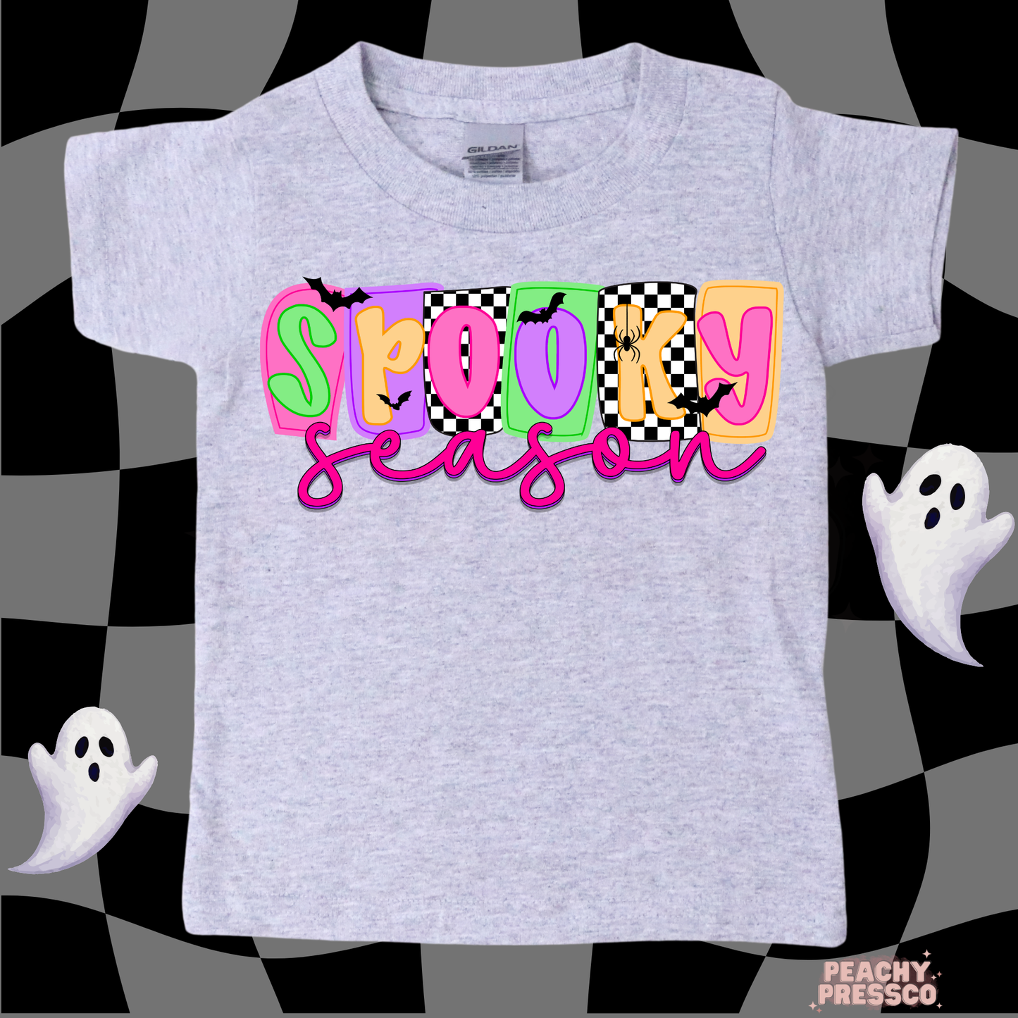 Spooky Season, Halloween Kids Shirt | Colorful & Fun Vibes, Kids Apparel
