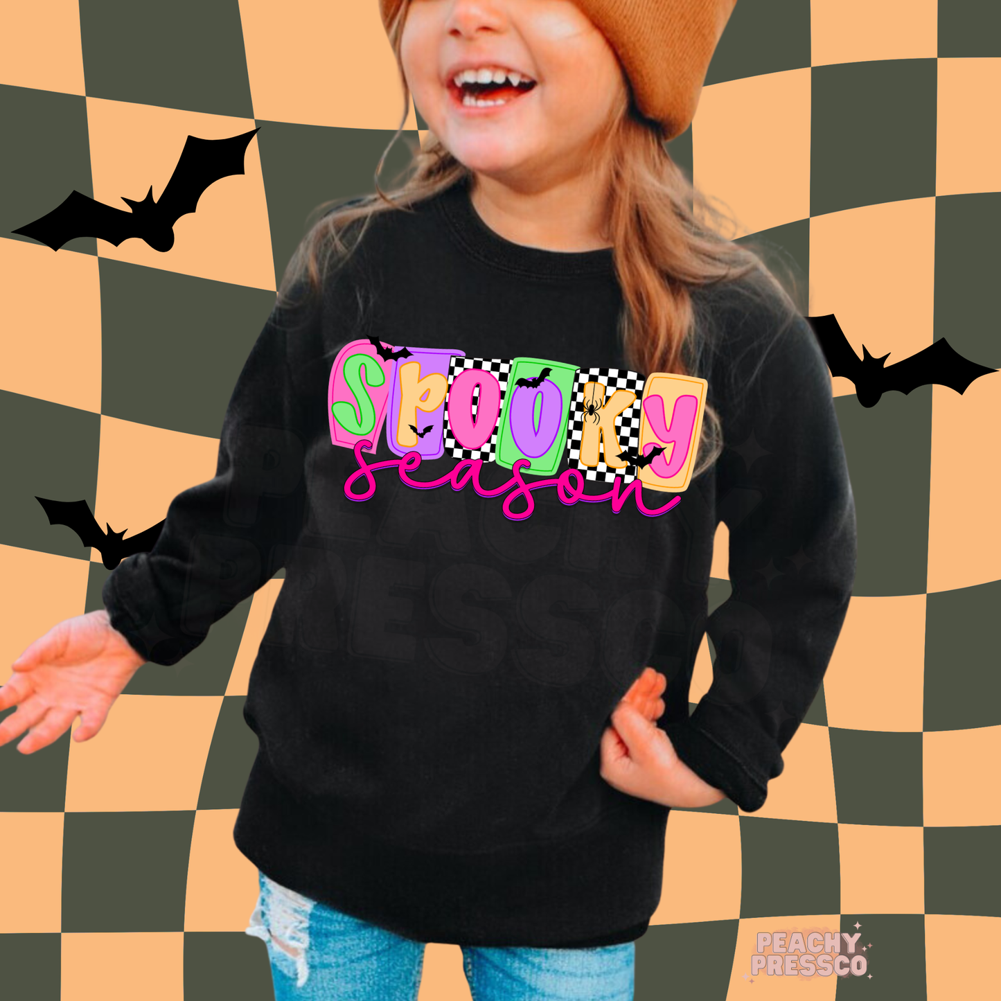Spooky Season, Halloween Kids Shirt | Colorful & Fun Vibes, Kids Apparel