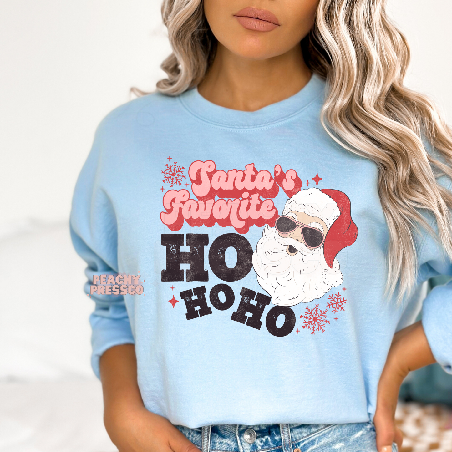 Funny Santa's Favorite Ho Ho Ho Christmas T-Shirt – Holiday Humor Apparel