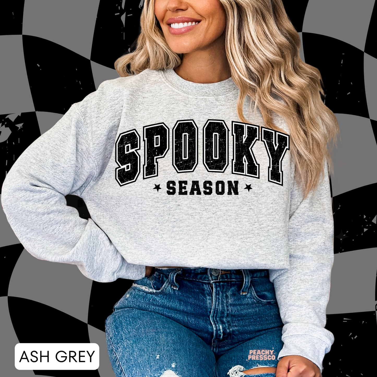 Classic Spooky Season Sweatshirt | Halloween Vibes Apparel