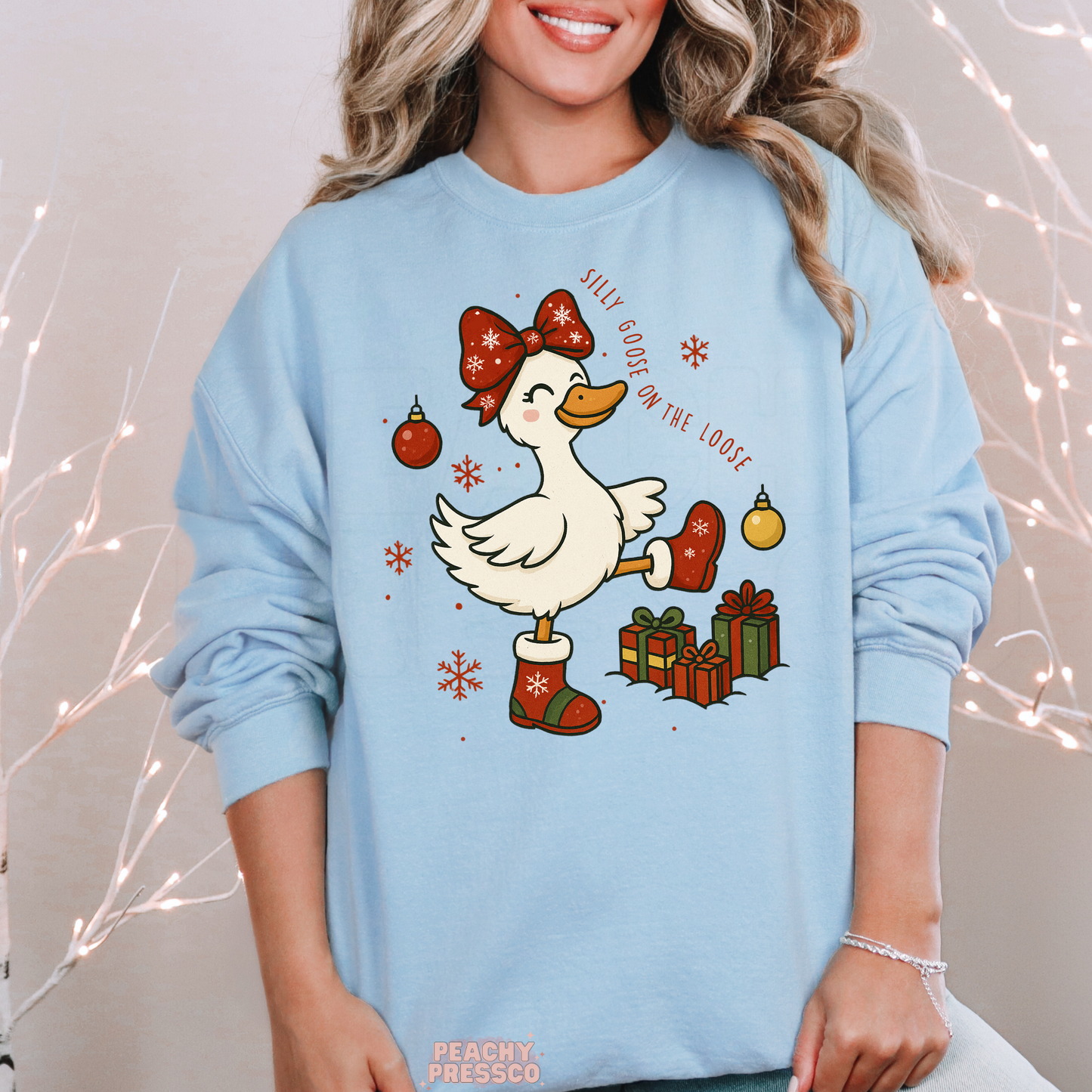 Silly Goose on the Loose Christmas Shirt – Funny Holiday Apparel