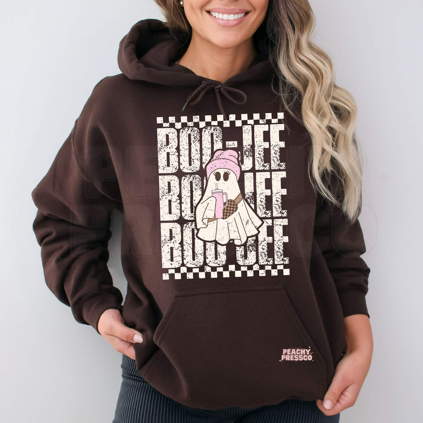 Boo Jee Coffee Ghost Halloween Shirt – Cute Spooky Season Vibes Apparel