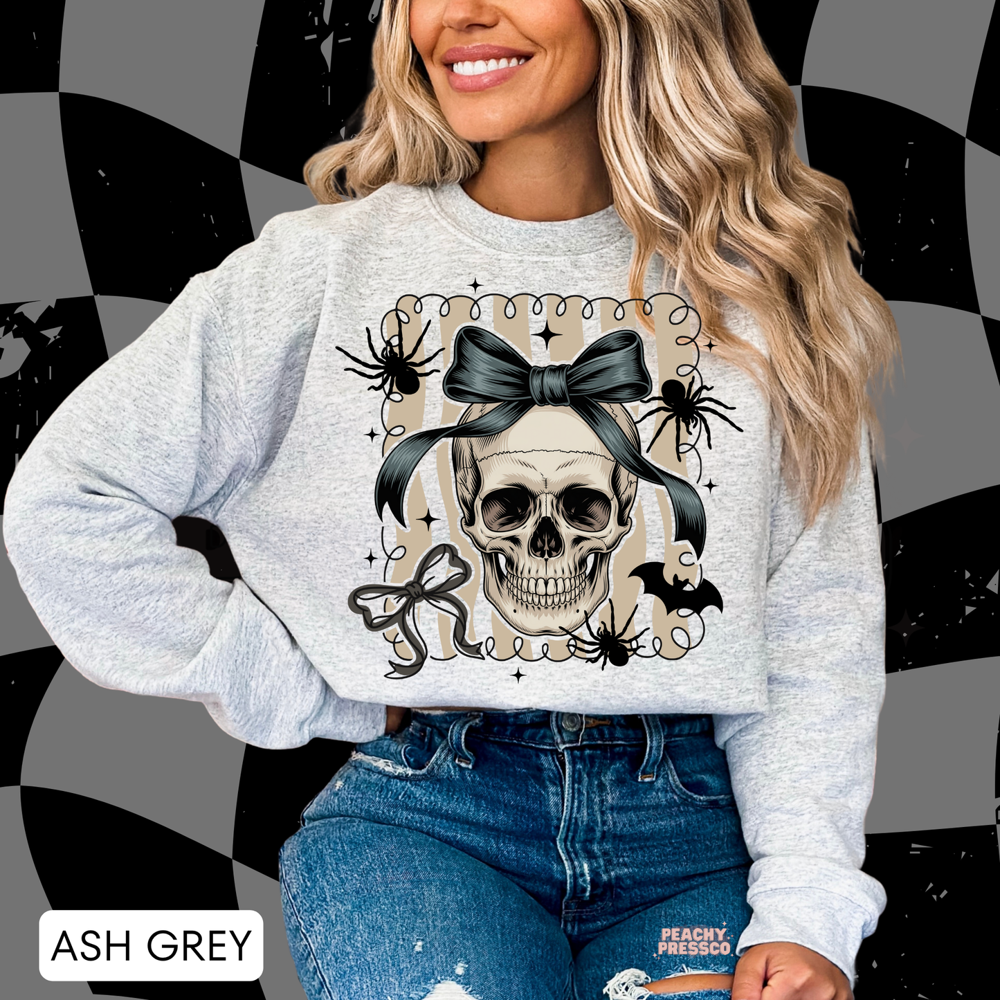 Cute Creepy Skull Shirt | Spooky Chic Halloween Aesthetic Apparel