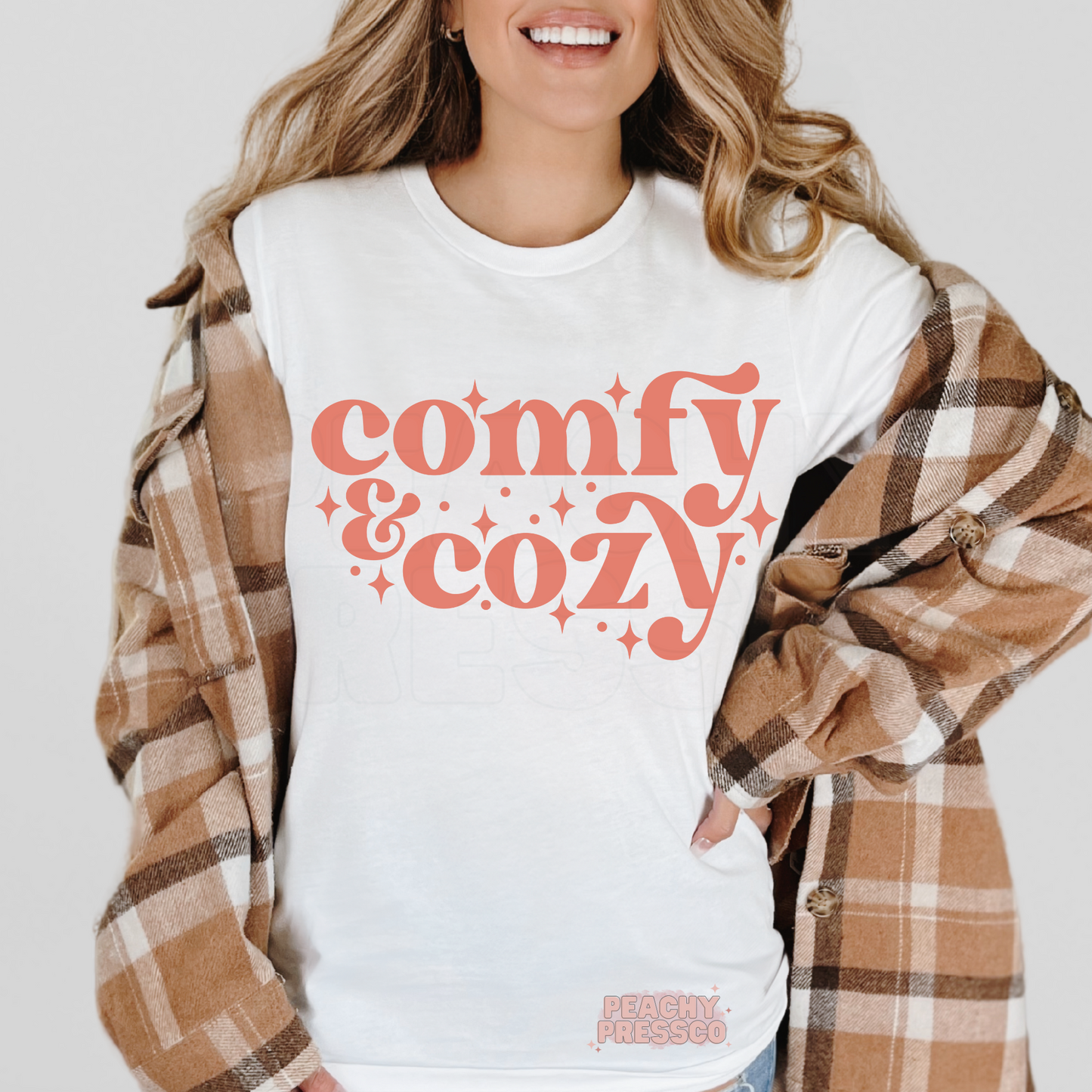 Comfy & Cozy Graphic Shirt – Cute Fall Apparel