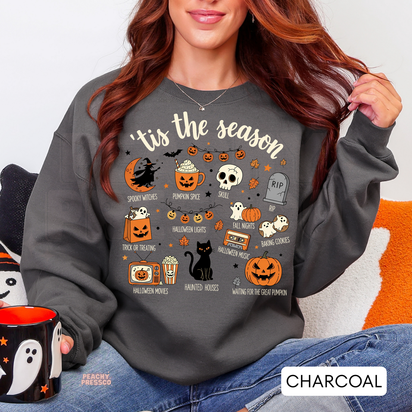 Tis the Season Halloween Sweatshirt | All the Spooky Things, Apparel