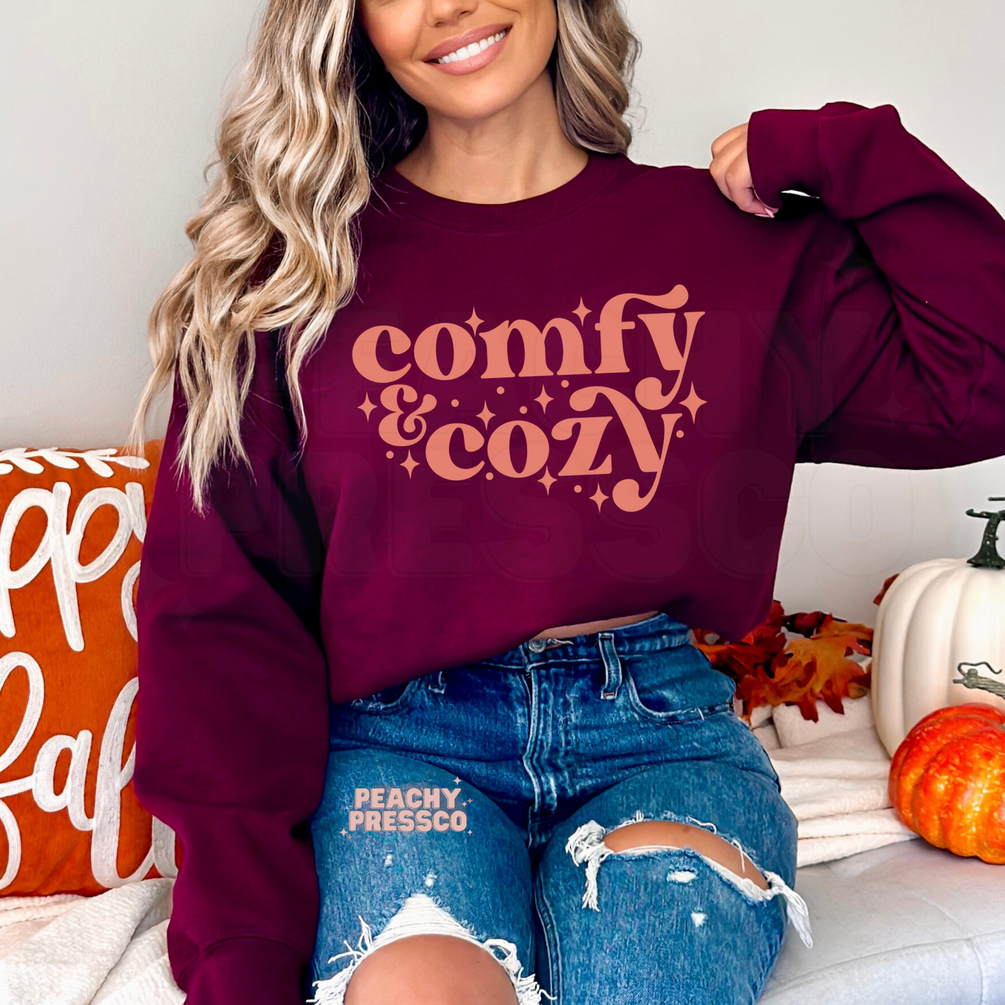 Comfy & Cozy Graphic Shirt – Cute Fall Apparel