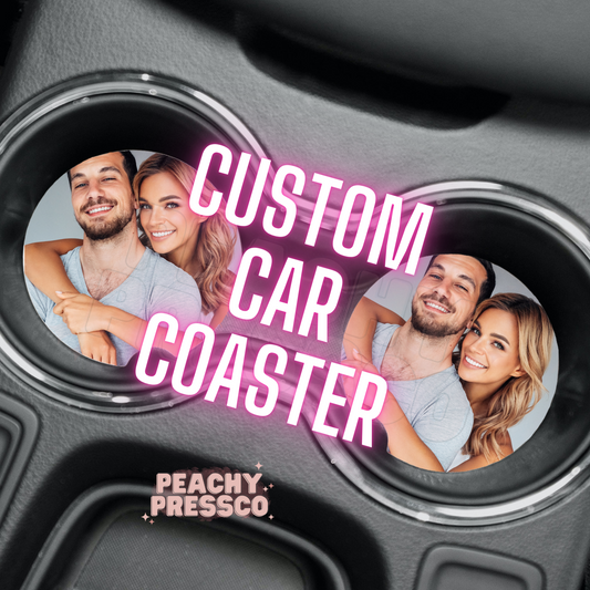 Custom Car Coaster – Personalized Photo