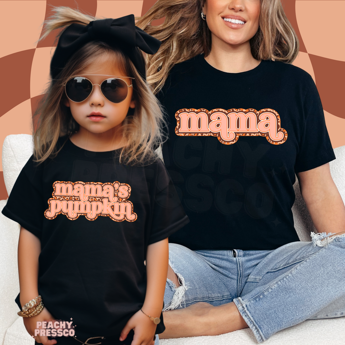 Mama & Mama's Pumpkin Matching Fall Apparel