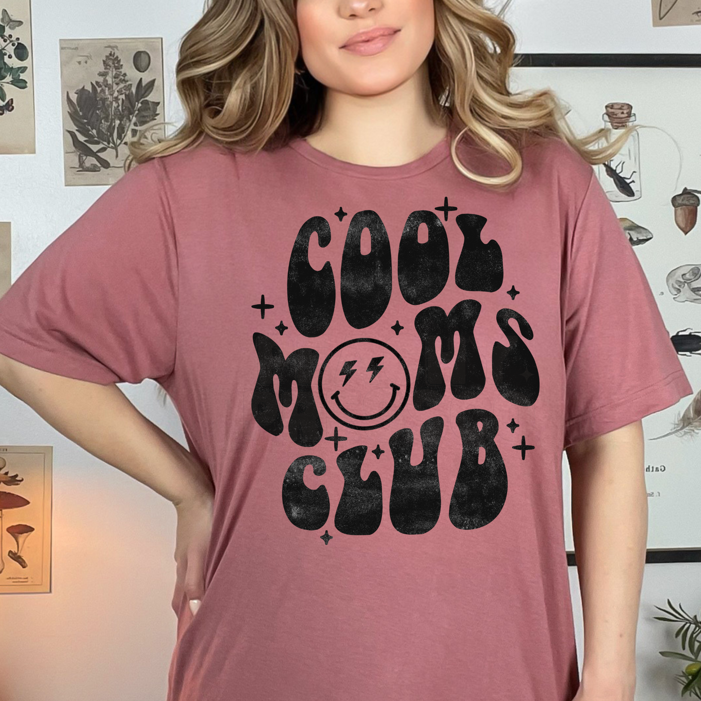 Cool Moms Club Graphic Sweatshirt, Apparel