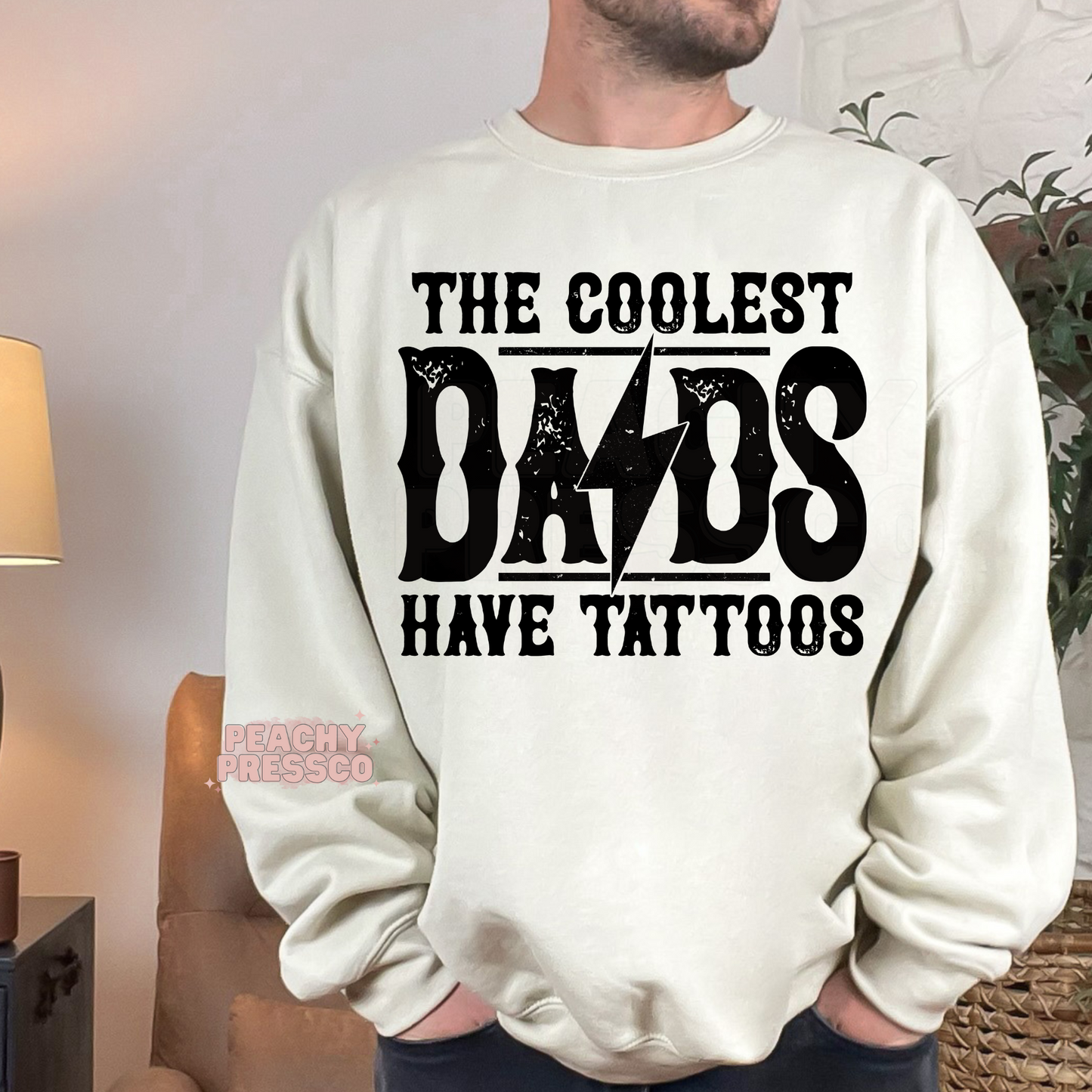 The Coolest Dads Have Tattoos T-Shirt – Funny Tattooed Dad Apparel
