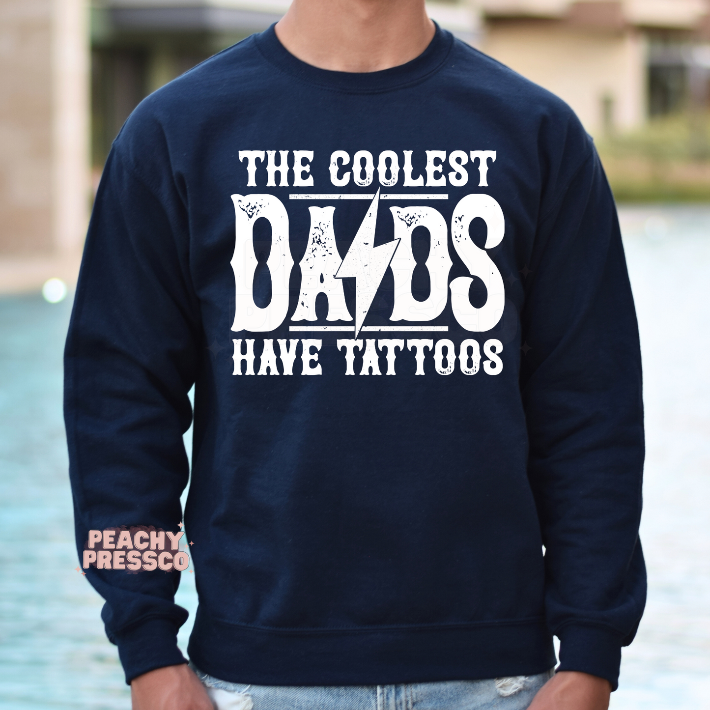 The Coolest Dads Have Tattoos T-Shirt – Funny Tattooed Dad Apparel