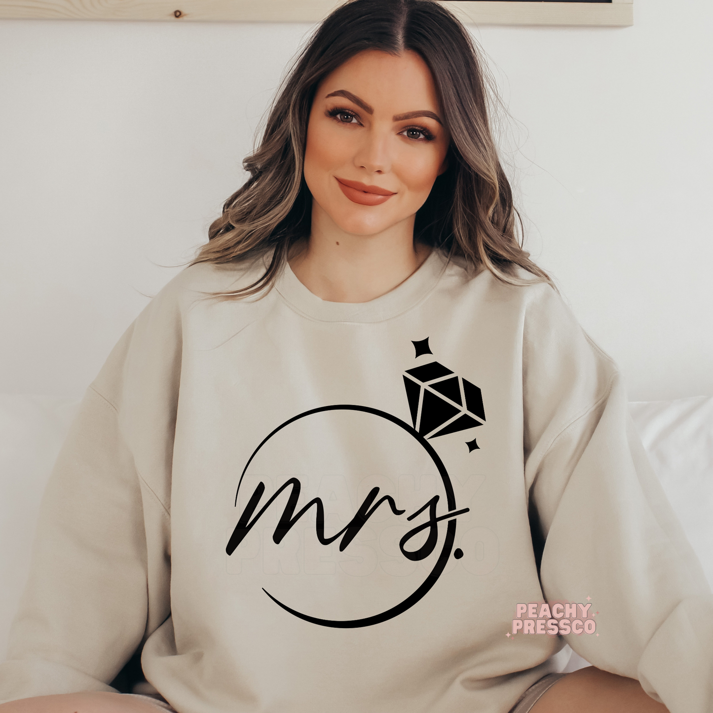 Mrs. Diamond Ring Sweatshirt – Bridal Crewneck
