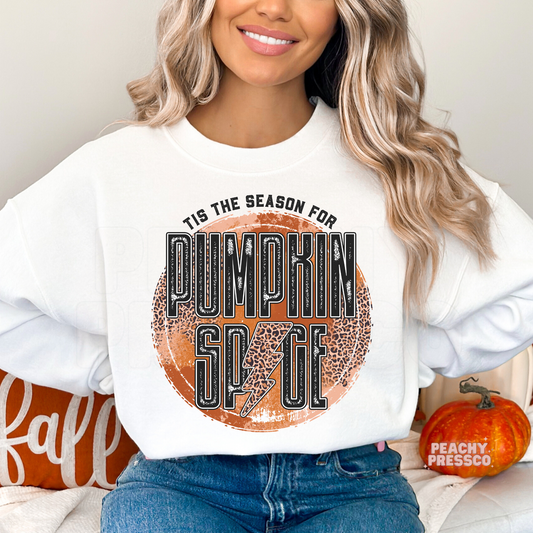 Tis The Season For Pumpkin Spice Sweatshirt | Fall Graphic Apparel