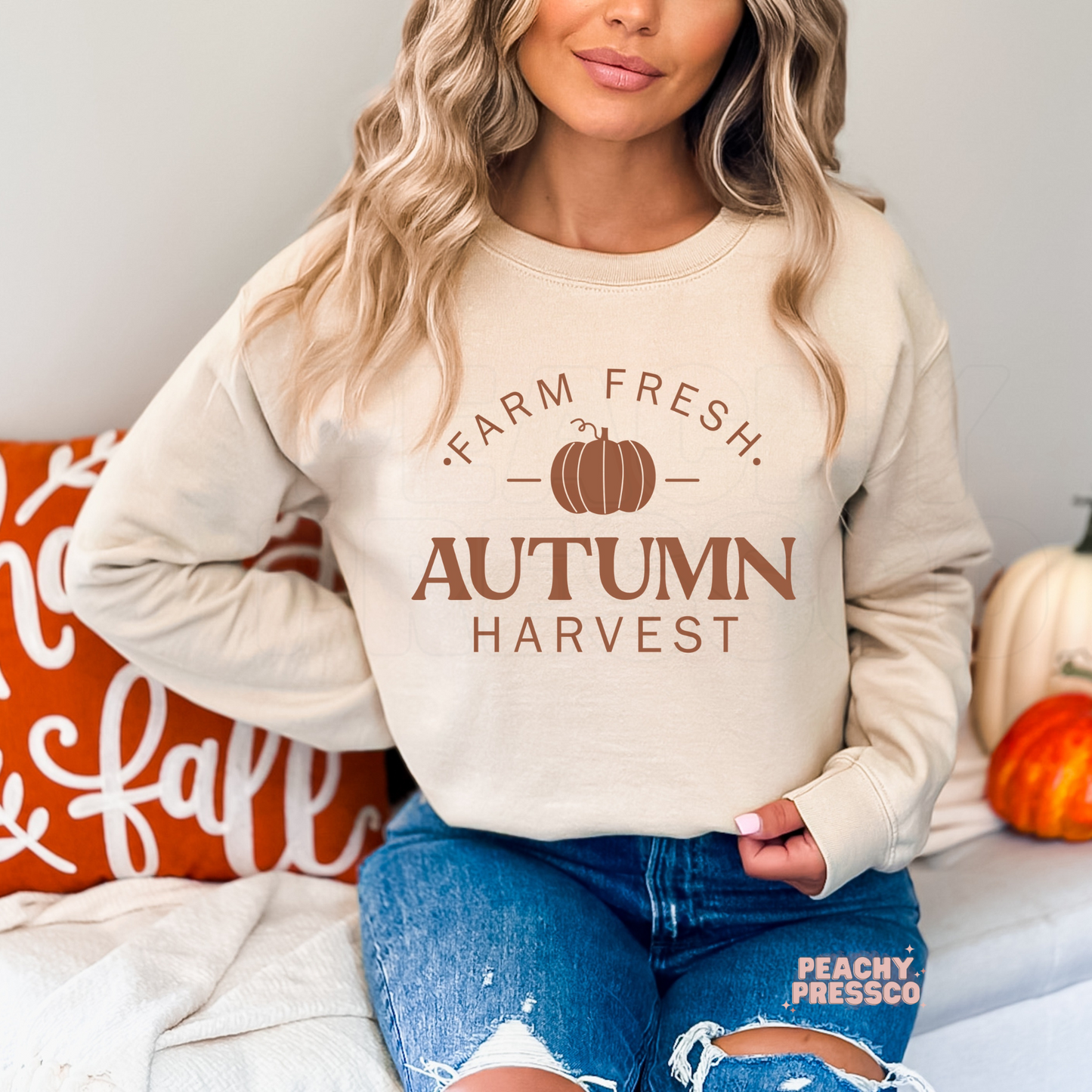 Farm Fresh Autumn Harvest Shirt – Fall Pumpkin Apparel