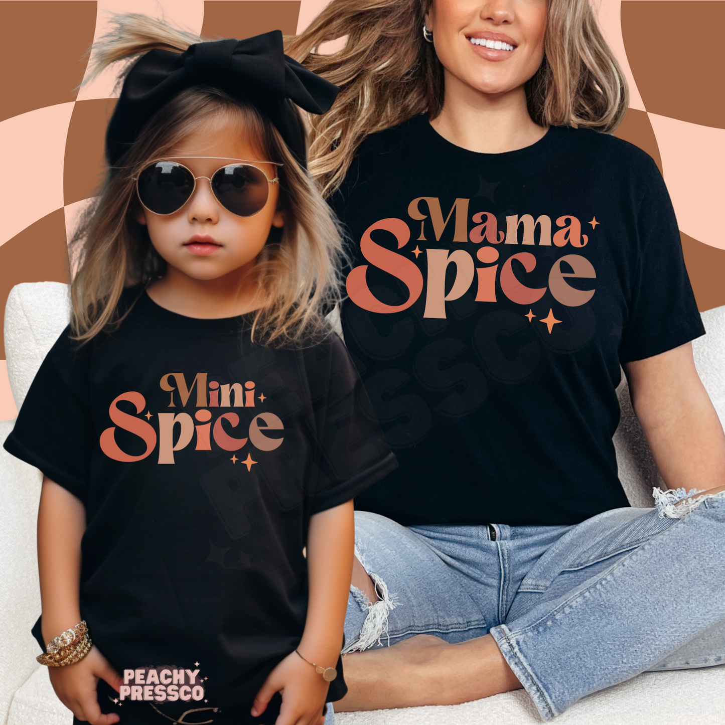 Mama Spice & Mini Spice, Matching Fall Apparel