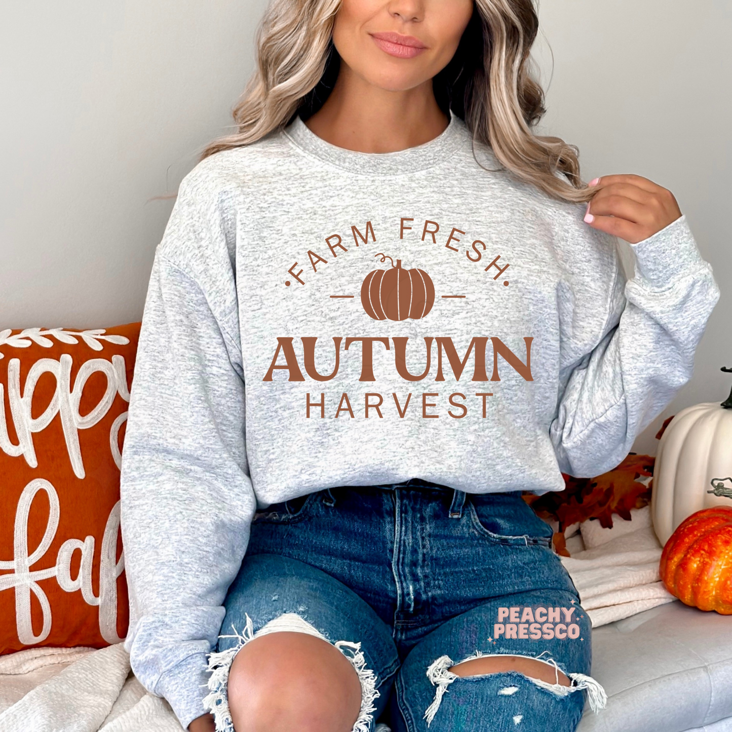 Farm Fresh Autumn Harvest Shirt – Fall Pumpkin Apparel
