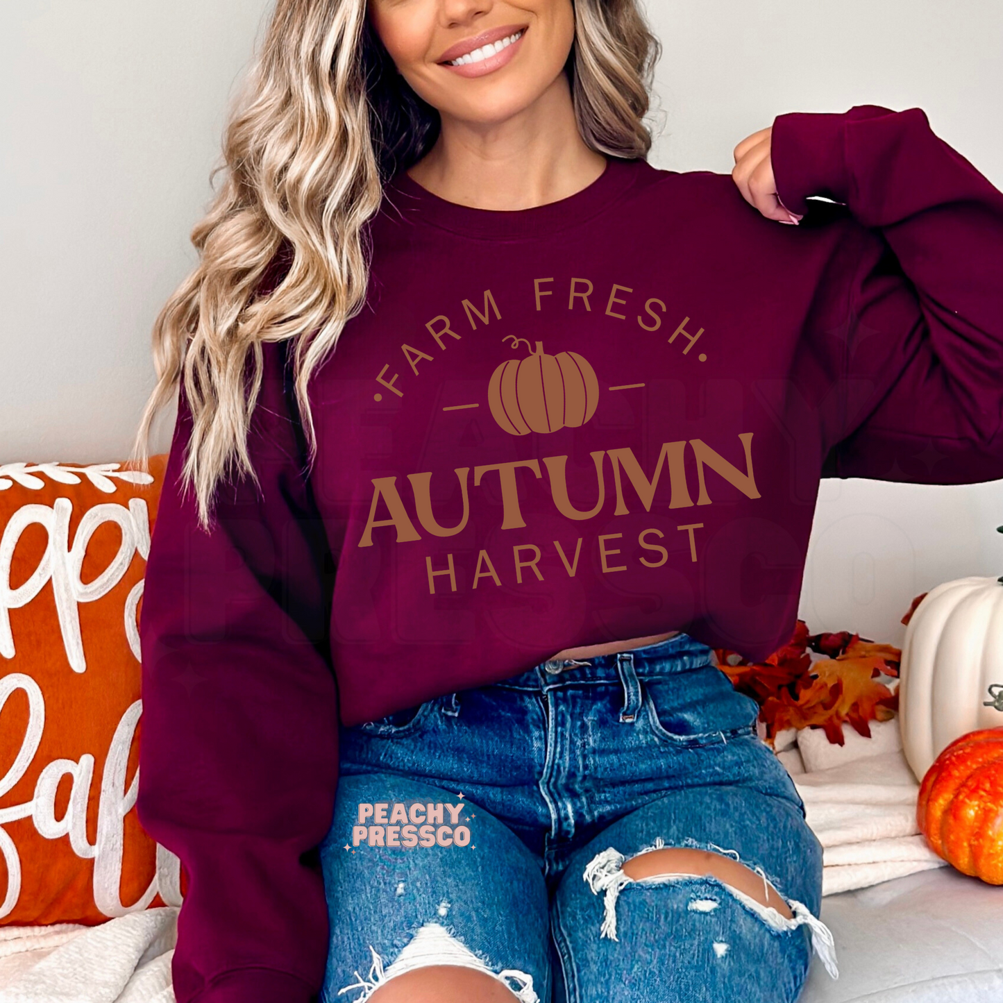 Farm Fresh Autumn Harvest Shirt – Fall Pumpkin Apparel
