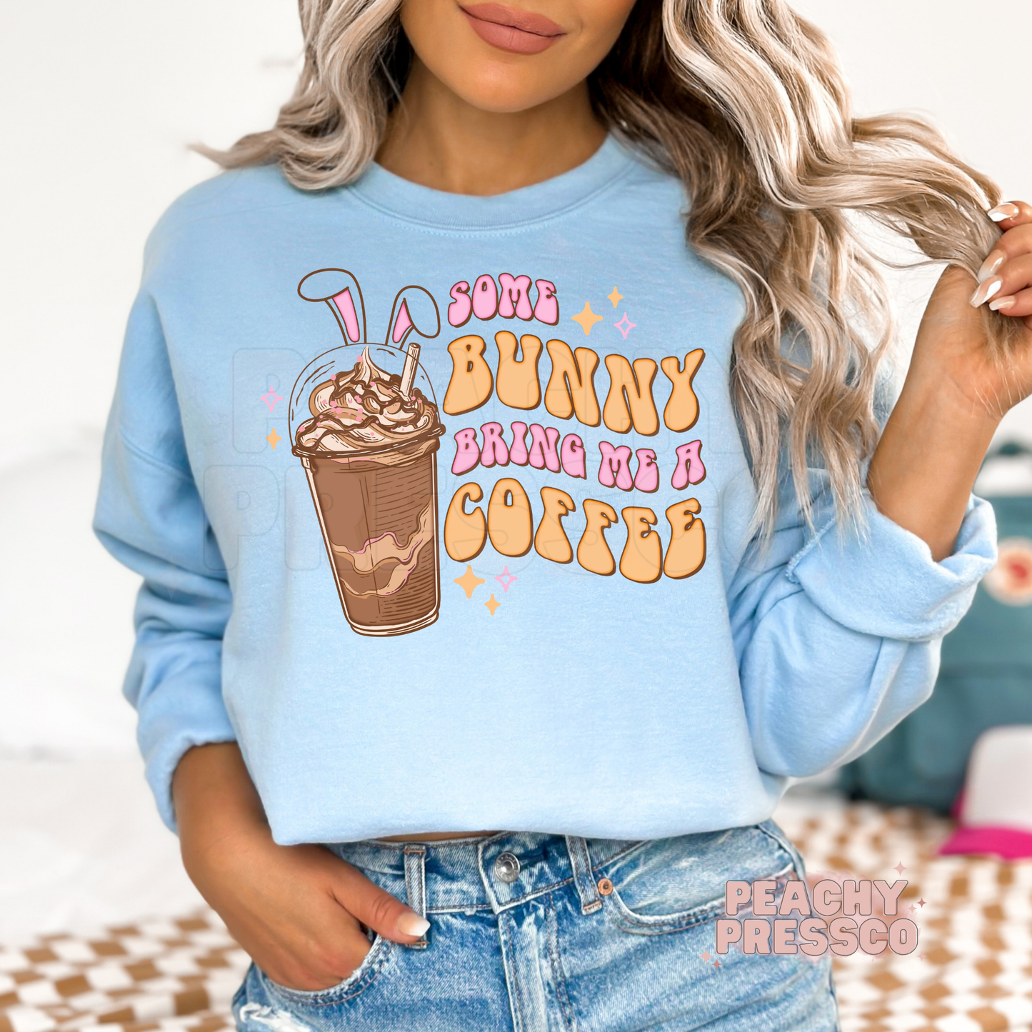 Some Bunny Bring Me Coffee T-Shirt – Cute Easter Coffee Lover Apparel