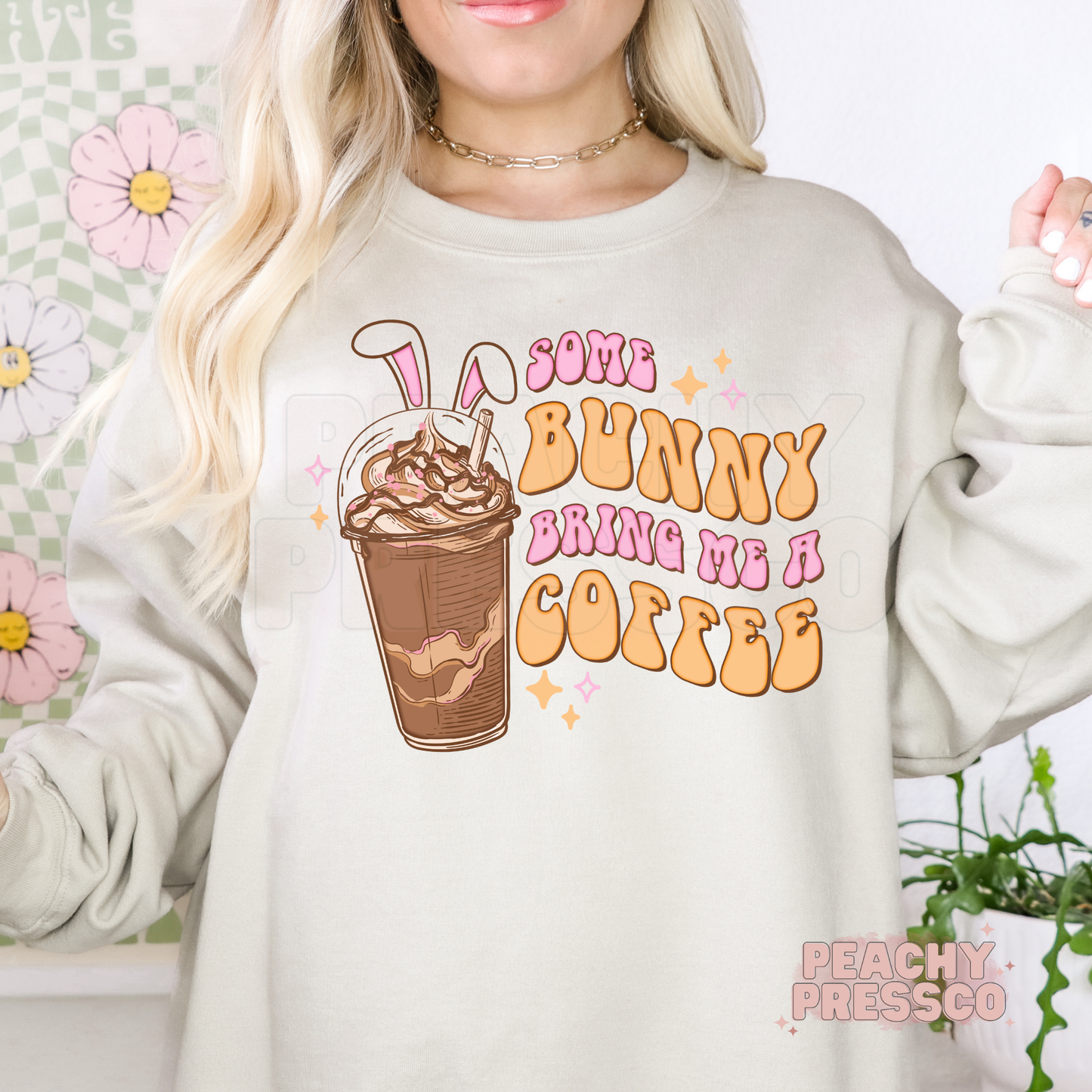 Some Bunny Bring Me Coffee T-Shirt – Cute Easter Coffee Lover Apparel