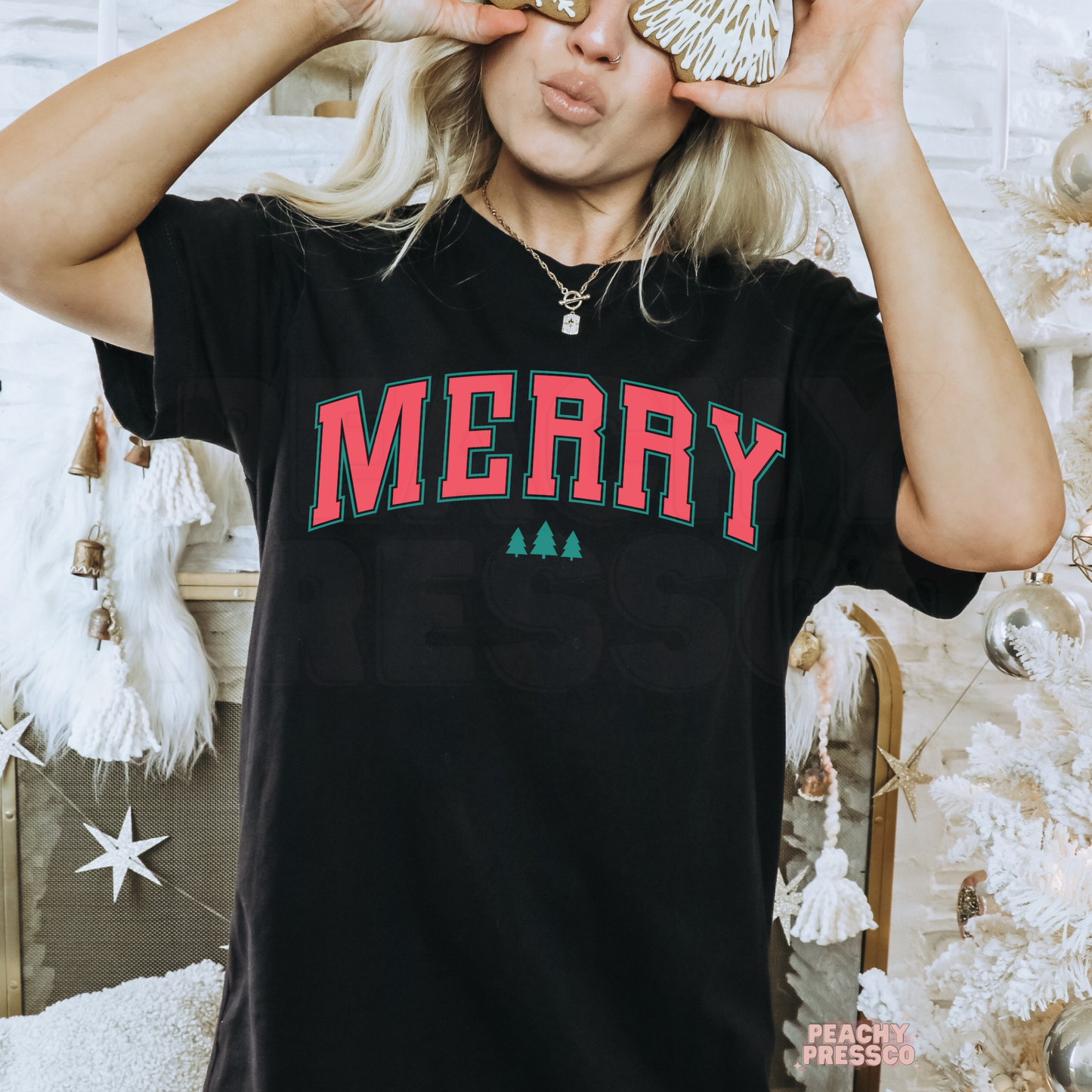 Merry Christmas Sweatshirt | Classic Retro Holiday Apparel