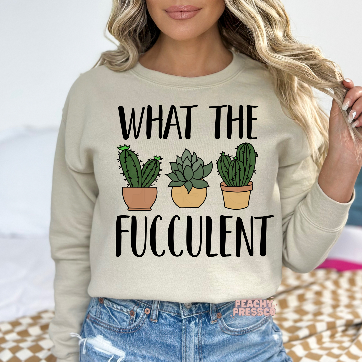 What the Fucculent Funny Plant Lover Tee – Cute Succulent Apparel
