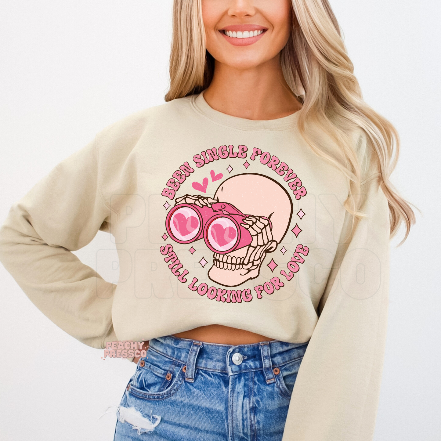 Been Single Forever Still Looking For Love Skeleton Valentine's Day Apparel