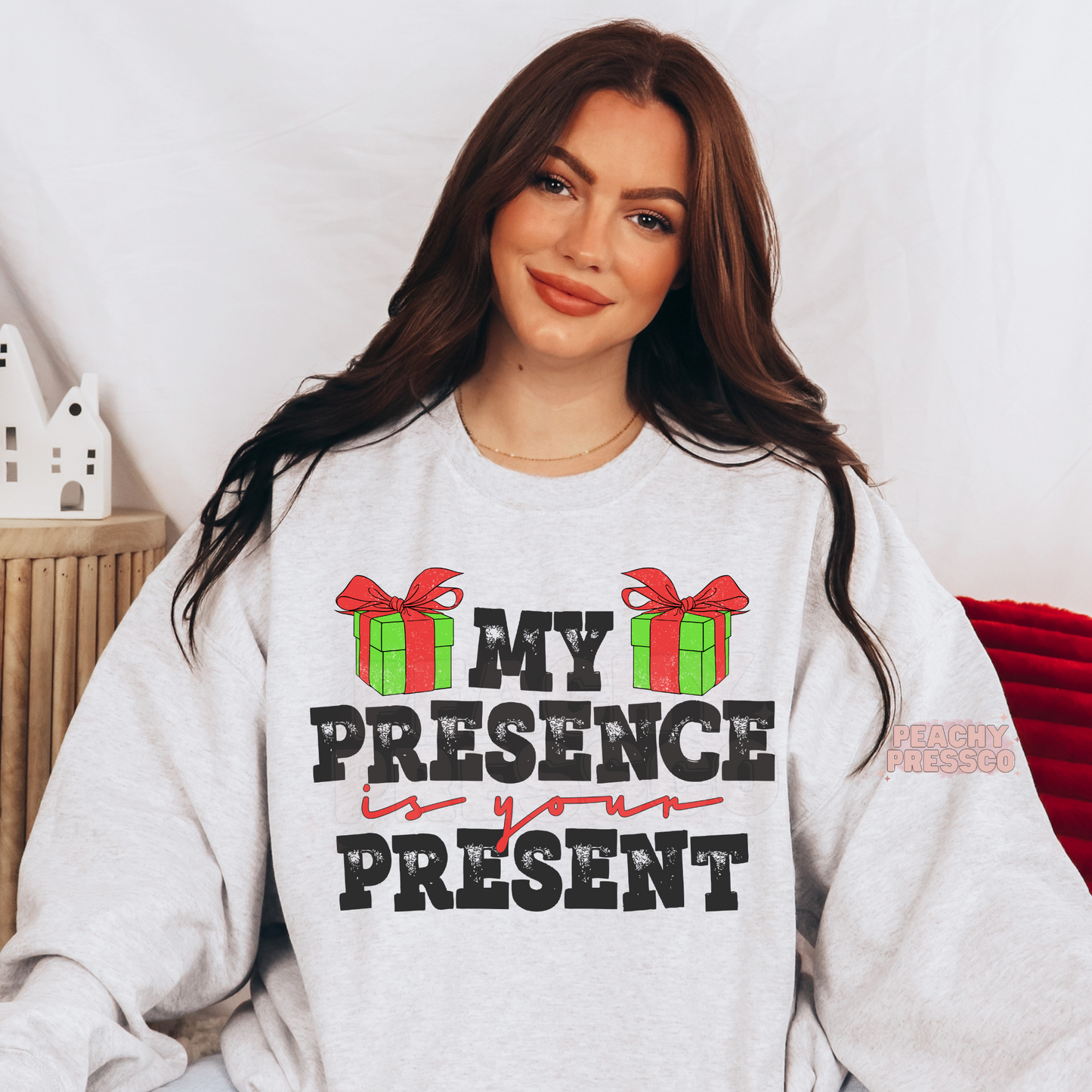 My Presence Is Your Present Funny Christmas Shirt – Holiday Apparel