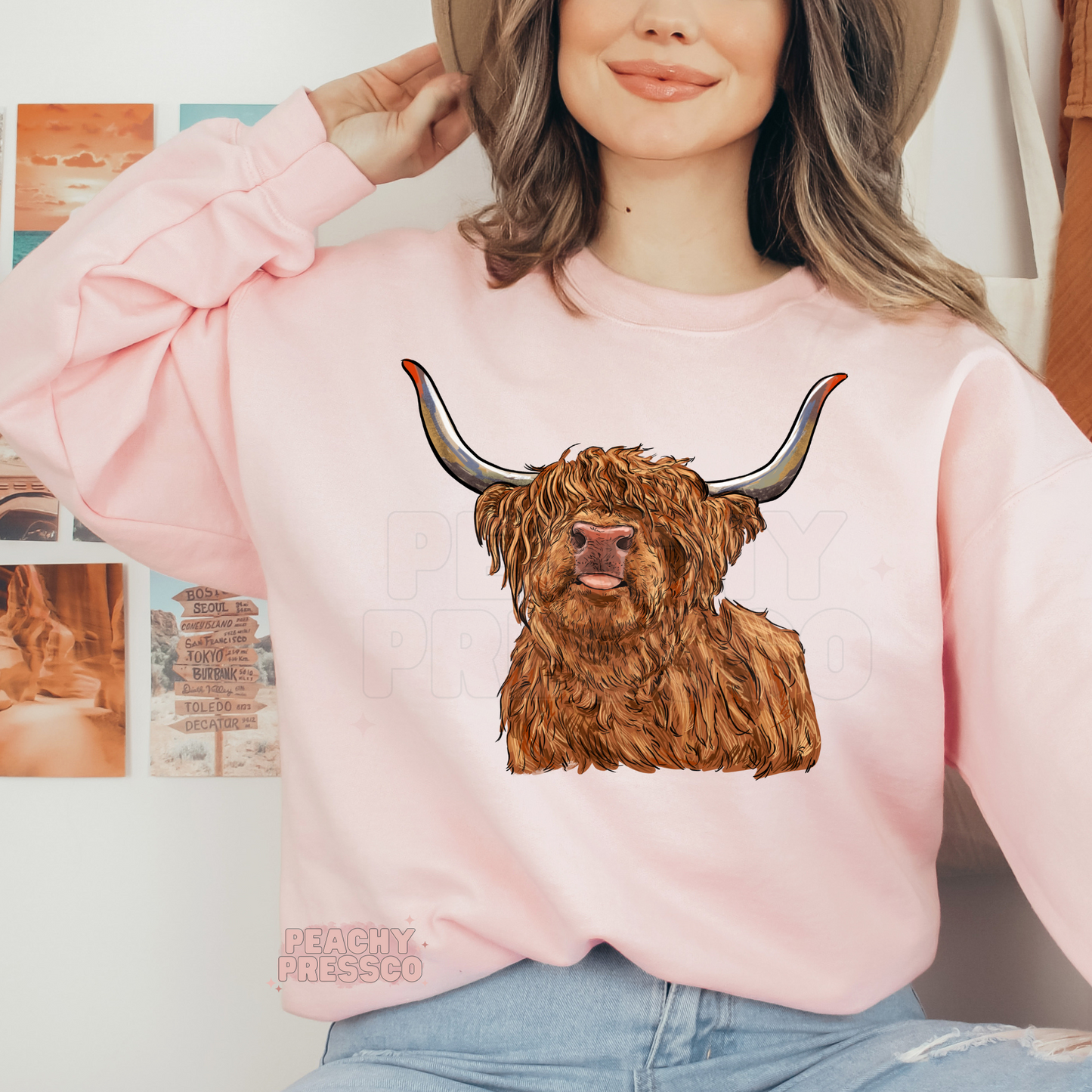Highland Cow Graphic Tee – Funny Scottish Highlander Tongue Out Apparel for Farm Life Lovers
