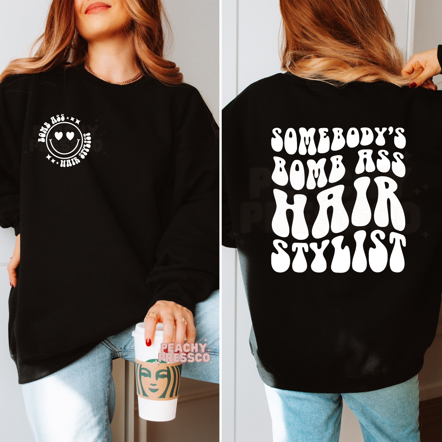 Somebody’s Bomb Ass Hair Stylist Shirt – Retro Funny Hairdresser Apparel