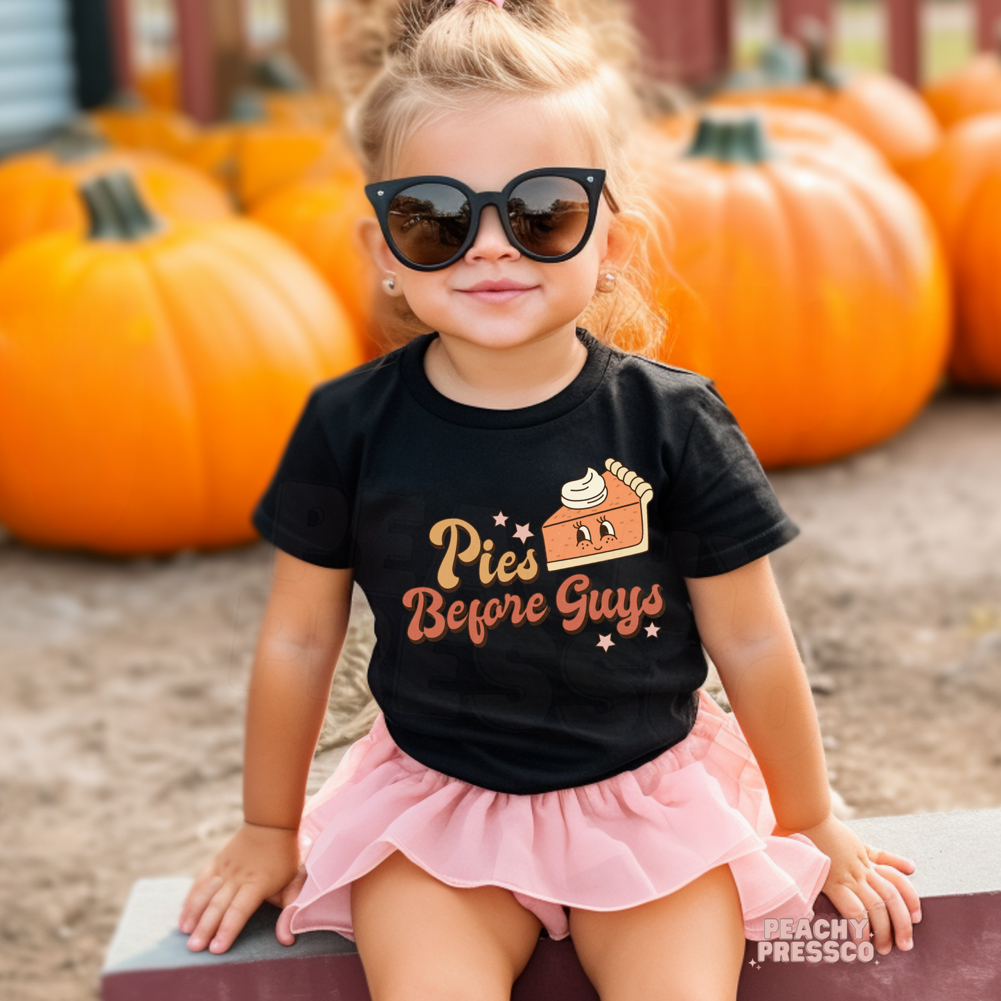 Pies Before Guys, Funny Kids Apparel