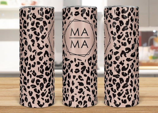 Leopard Print MAMA and MINI Tumbler Set – Matching Mom and Toddler Cups