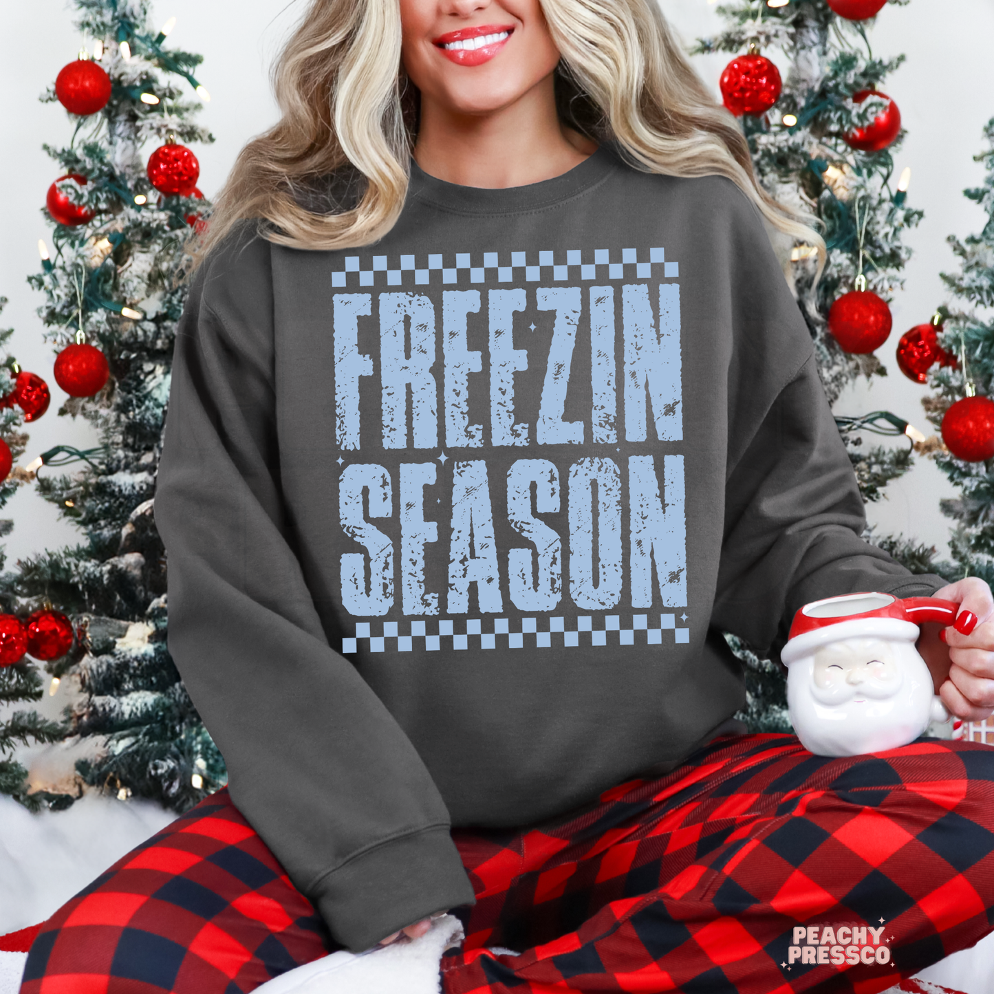 Freezin Season Sweatshirt | Cute Winter Chill, Apparel