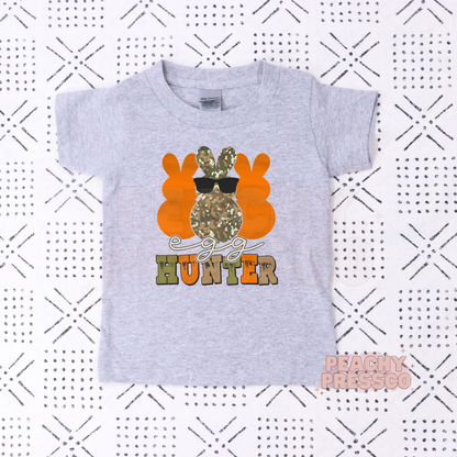 Boys Egg Hunter Camo Bunny Easter T-Shirt – Cool & Festive Apparel