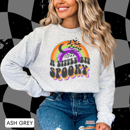 A Little Bit Spooky Retro Halloween Shirt | Cute Graphic Apparel