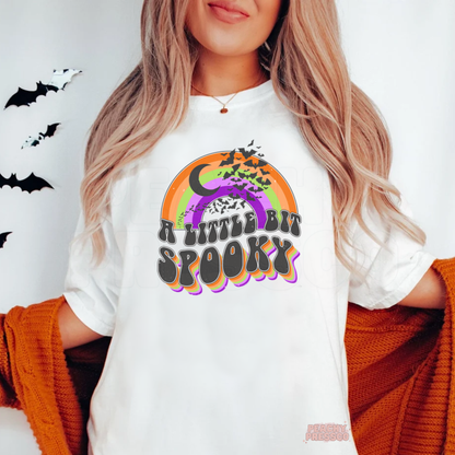 A Little Bit Spooky Retro Halloween Shirt | Cute Graphic Apparel