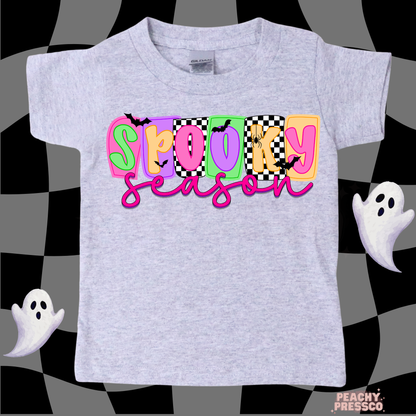 Spooky Season, Halloween Kids Shirt | Colorful & Fun Vibes, Kids Apparel