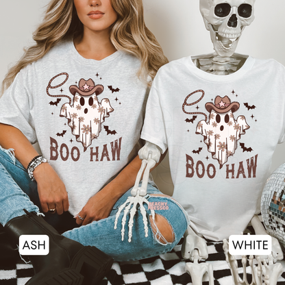Boo Haw Western Ghost T-Shirt – Cowgirl Halloween – Country Sweatshirt, Apparel