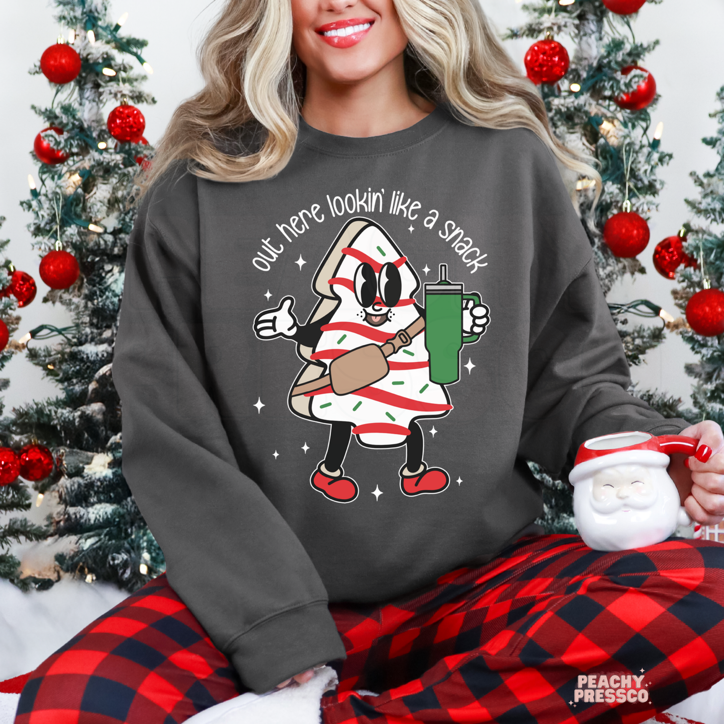 Christmas Cookie Snack Holiday Sweatshirt – Sweet & Sassy, Apparel