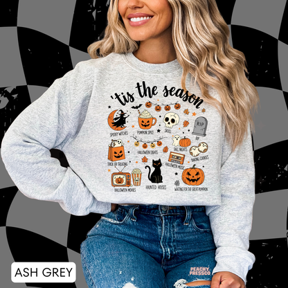 Tis the Season Halloween Sweatshirt | All the Spooky Things, Apparel