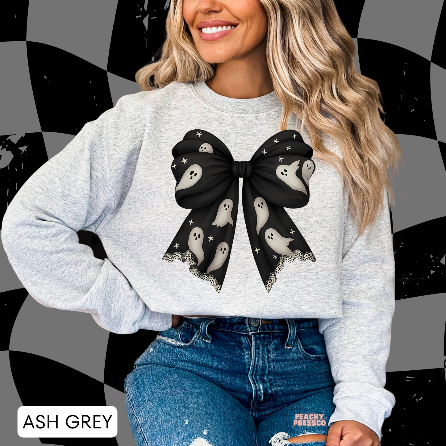 Ghost Bow Halloween Shirt | Cute & Spooky Vibes Apparel