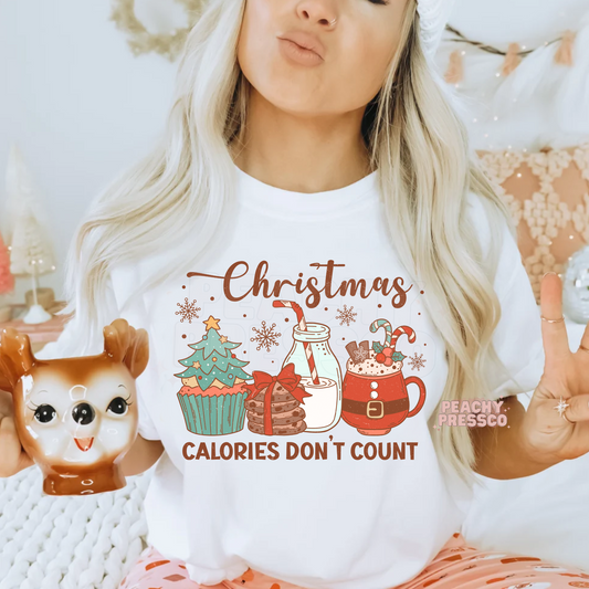 Christmas Calories Don’t Count Shirt – Funny Holiday Treats Apparel