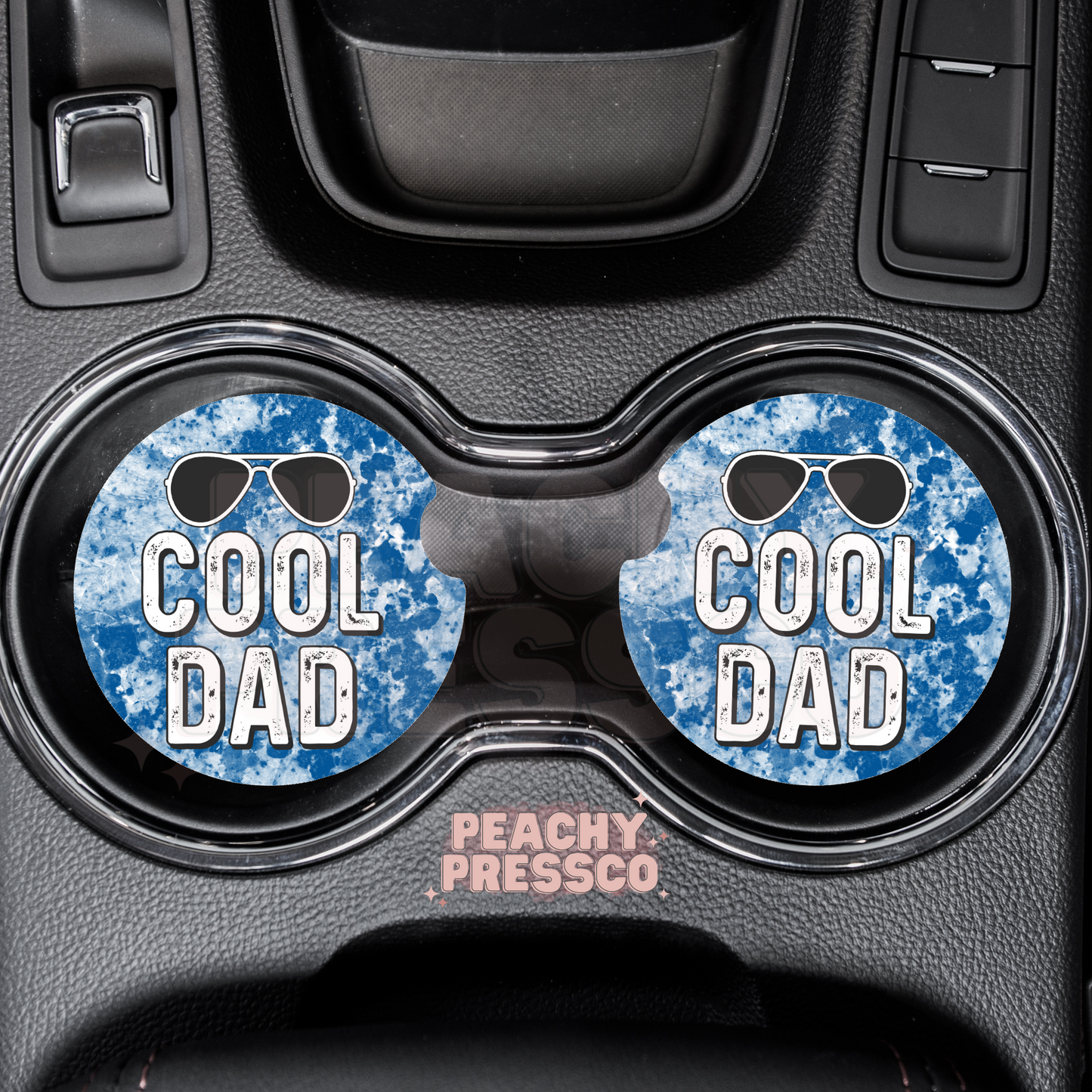 Cool Dad Car Coasters – Gift for Fathers